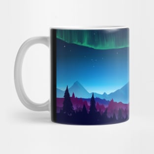 Vaporwave Landscape Mug